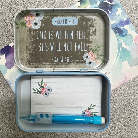 Bible Verse | PRAYER CARDS | Prayer Box with mini pad & pencil - Picture 2 of 8